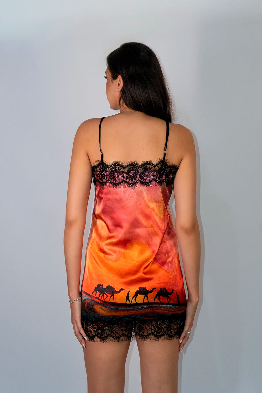 Vestido Cetim Desert