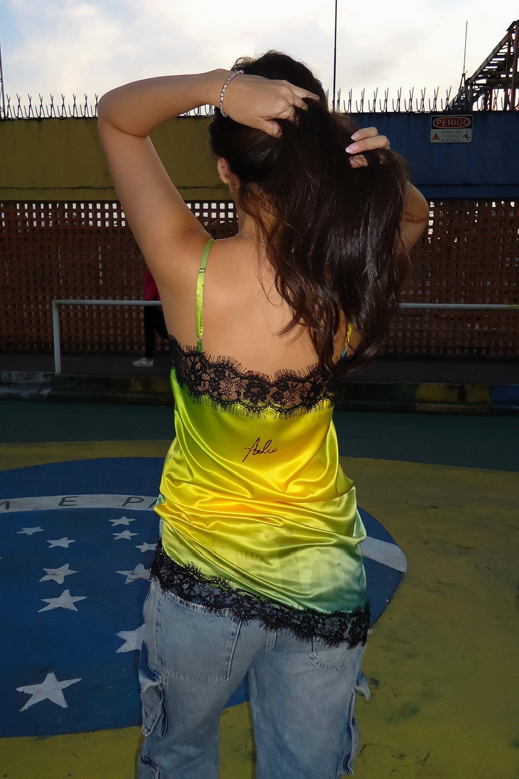 Vestido Cetim Mini - Copa 2026