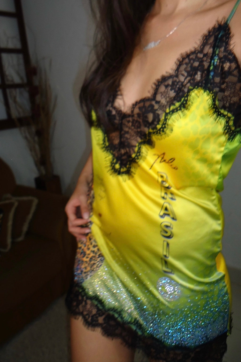 Vestido Cetim Mini - Copa 2026