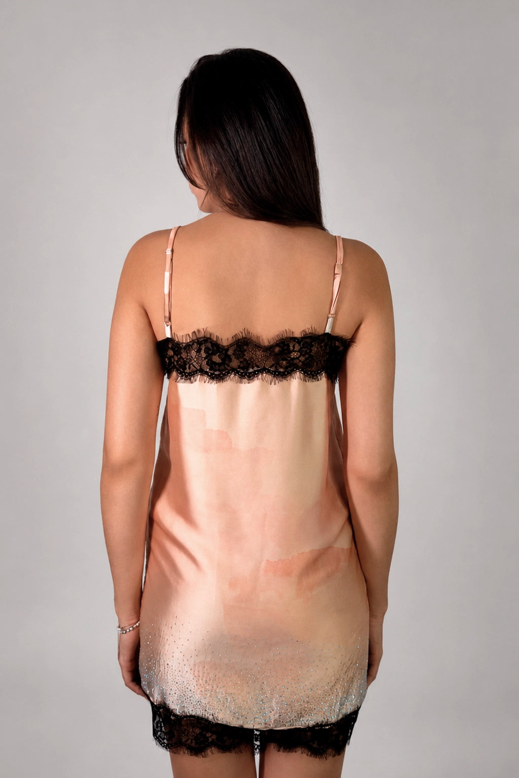 Vestido Cetim Mini - Golfinho